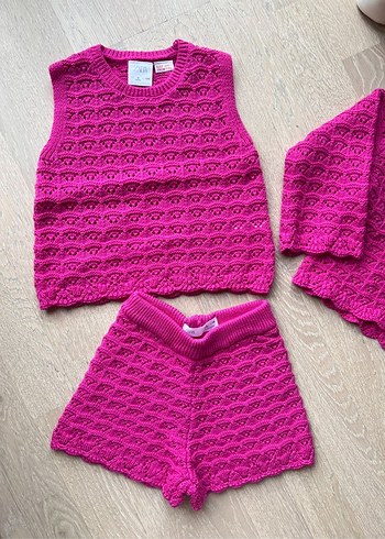 Zara 3lü YENİ triko takımı - Görsel 3