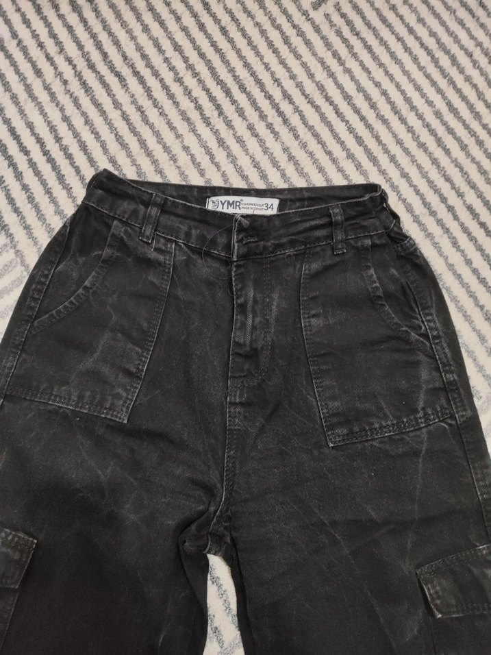 Gri Kargo Pantalon - Görsel 3