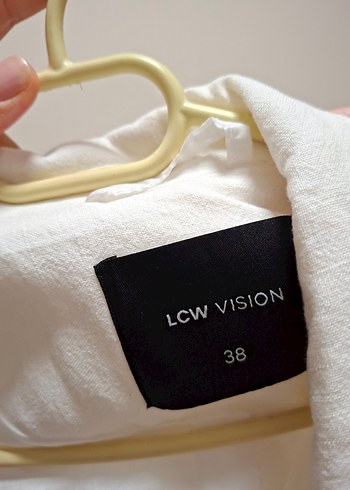 Beyaz Blazer ceket - Görsel 3