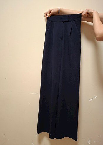 lacivert palazzo pantalon - Görsel 2