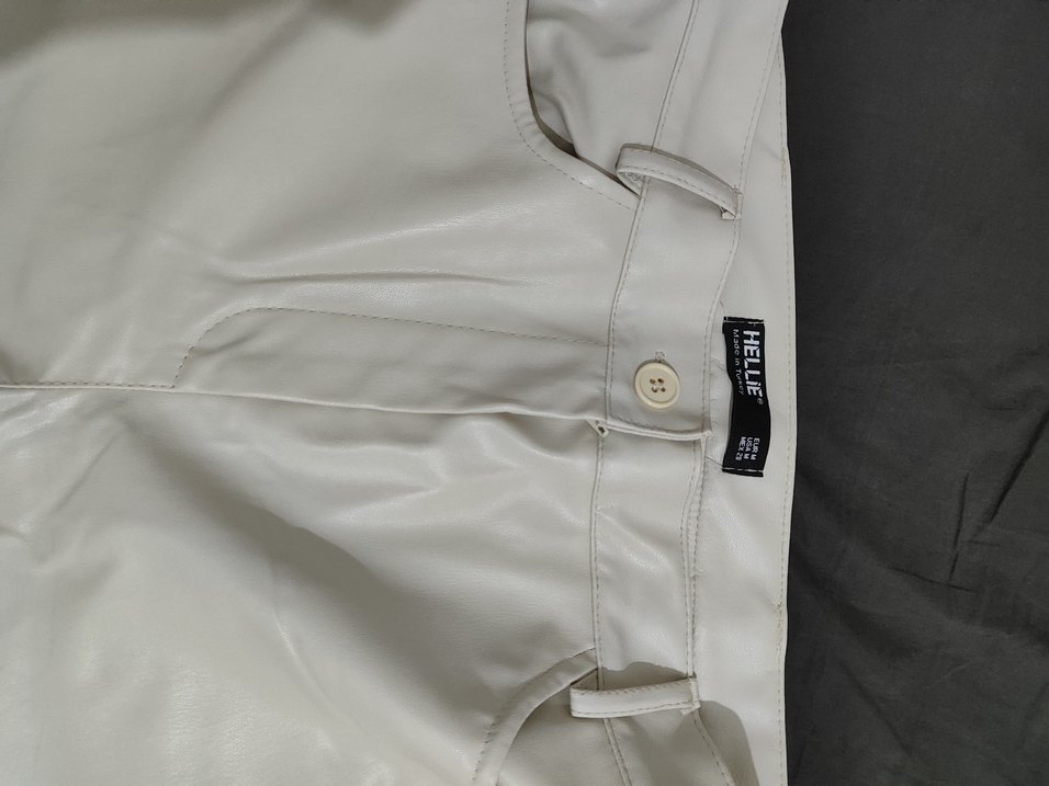 Krem Deri Pantolon - Görsel 3