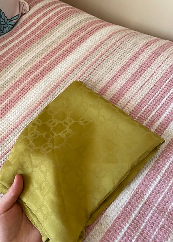 Parlak yağ yeşili Kadın Şal