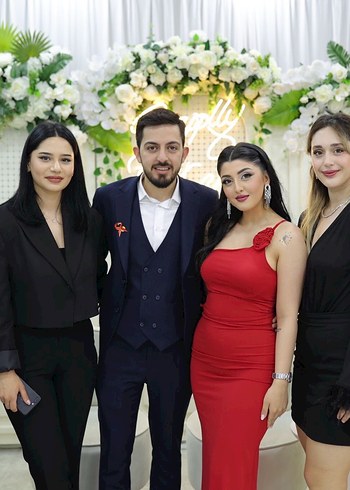 Adil Işık Kırmızı uzun Straplez Abiye Elbise