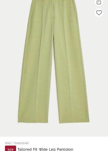 l Beden yeşil Renk Marks and spencer Twill kumaş takkm