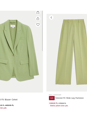 Marks and spencer Twill kumaş takkm
