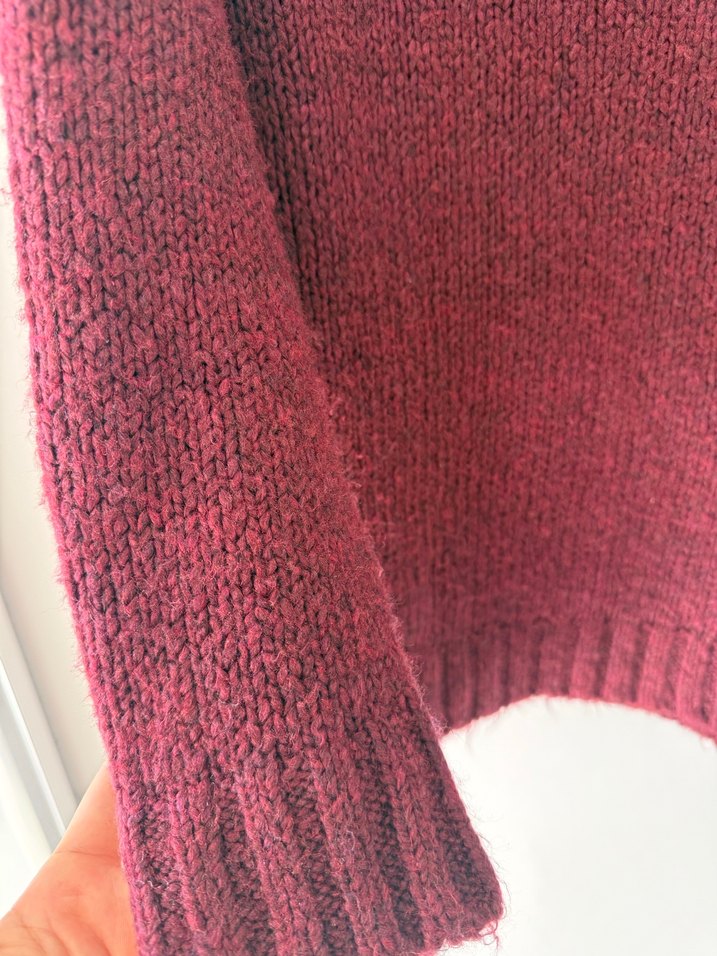 Bordo salaş kazak - Görsel 2