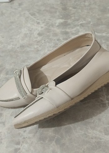 açık bej rengi babet - Görsel 4