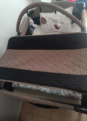 Bej Renkli Bebek Oyun Parkı Yatağı - Görsel 7