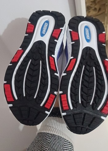 Renkli Baskılı Beyaz Bağcıklı Erkek Spor Ayakkabı - Görsel 3