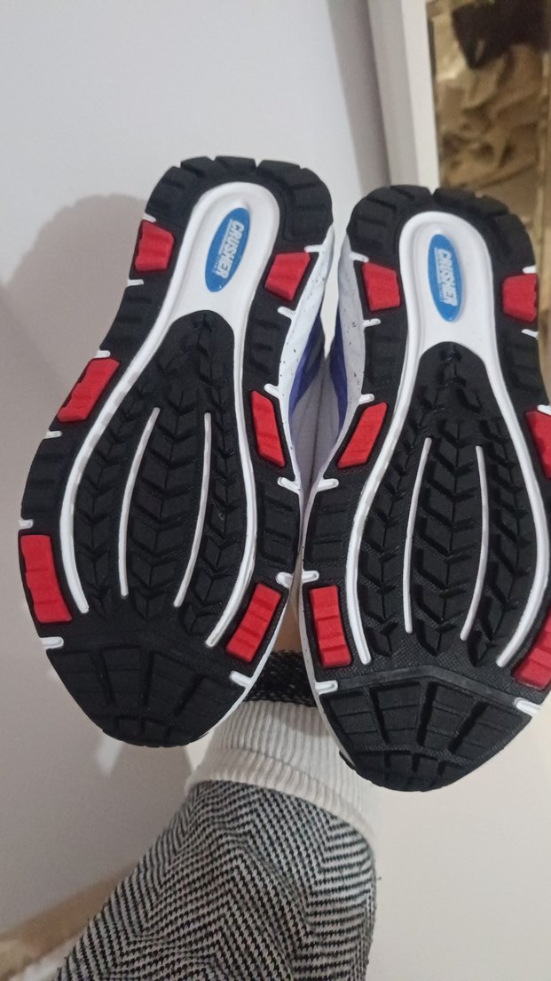 Renkli Baskılı Beyaz Bağcıklı Erkek Spor Ayakkabı - Görsel 3