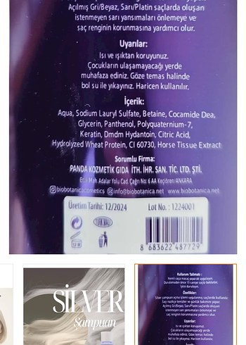 Palette 10-1 Gümüş Saç Boyası ve mor  Şampuan seti - Görsel 11