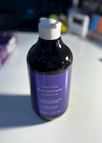 Palette 10-1 Gümüş Saç Boyası ve mor  Şampuan seti - Görsel 3