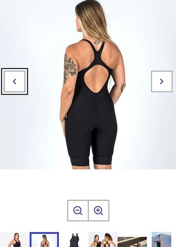 NABAIJI Siyah Kadın Yüzücü Şortu - Kamyleon Geol 500 - Görsel 2