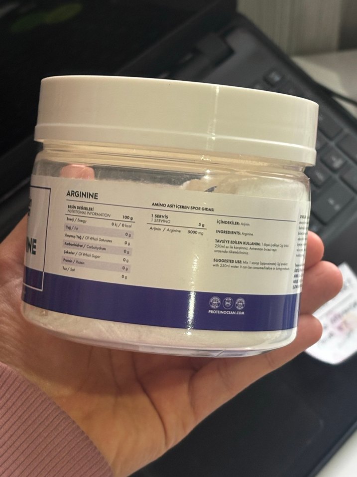 Argınıne ve protein tozu - Görsel 2