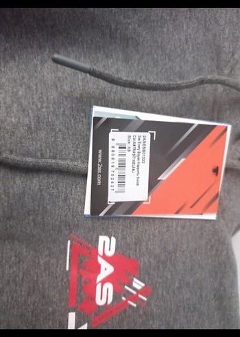 xs Beden Kadın 2 AS Gri Yarım kapşonlu Yüksek Yakalı Sweatshirt