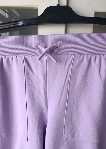 Mor Pastel Nakışlı Kadın eşofman altı - Görsel 4