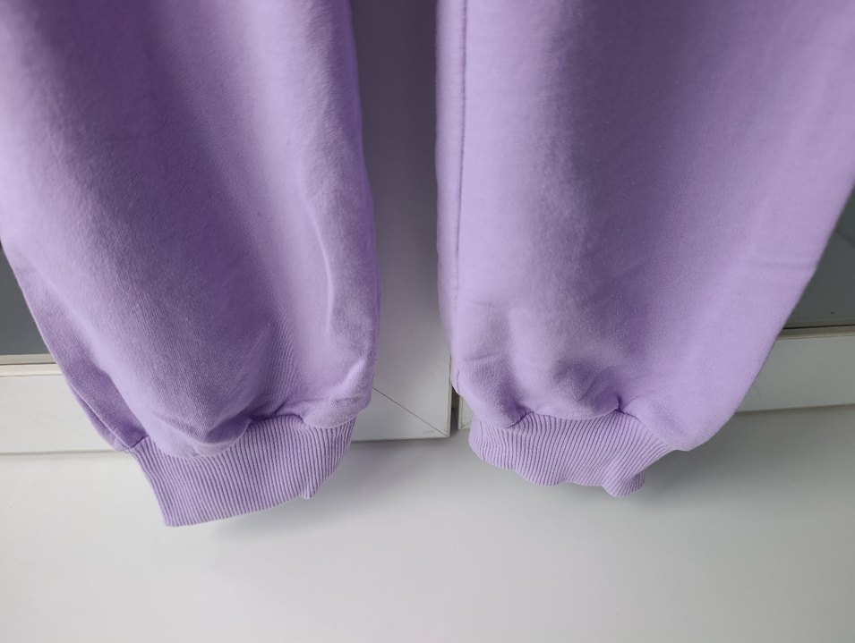 Mor Pastel Nakışlı Kadın eşofman altı - Görsel 3