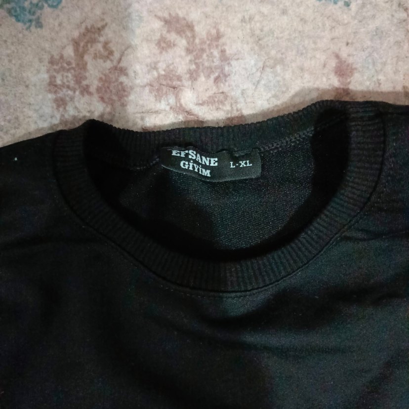 Siyah  salaş bayan tunik - Görsel 2