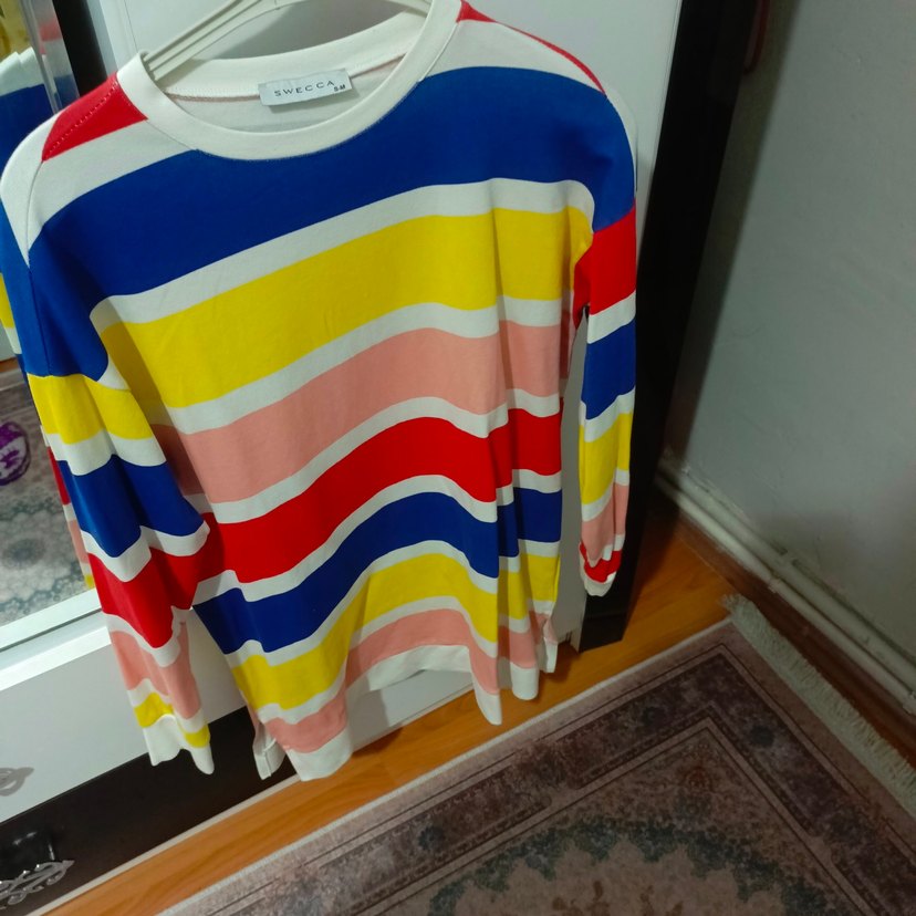 Renkli Çizgili günlük kullanım için uygundur - Görsel 2