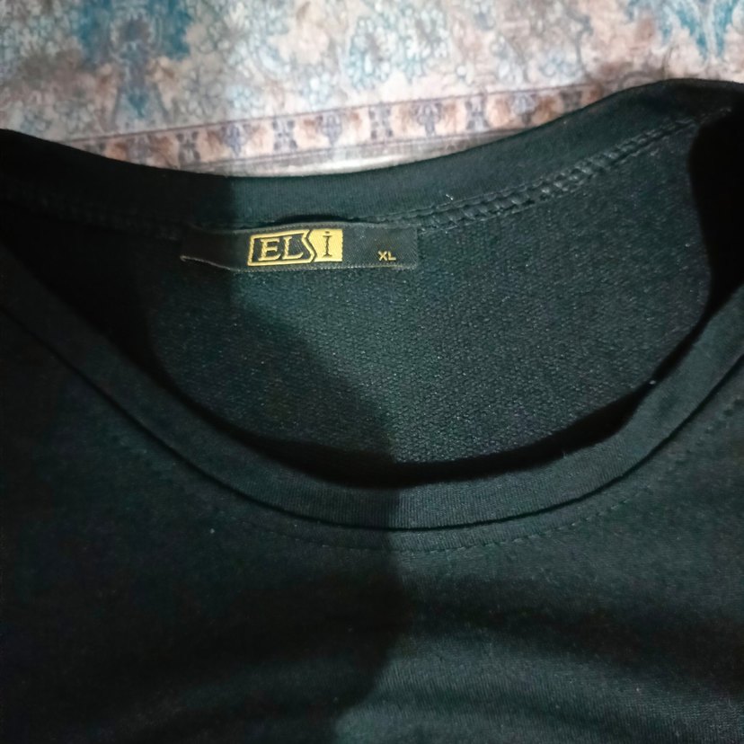 Siyah Uzun Kollu Salaş Kadın Tunik - Görsel 3