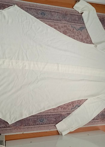 Uzun Kollu Beyaz V Yaka düğünlere uygun - Görsel 2