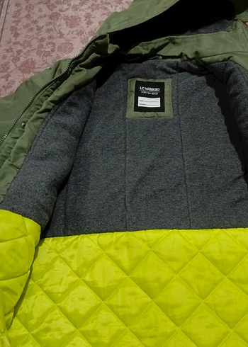 Erkek Çocuk Yeşil Fermuarlı Street Wear Mont - Görsel 3
