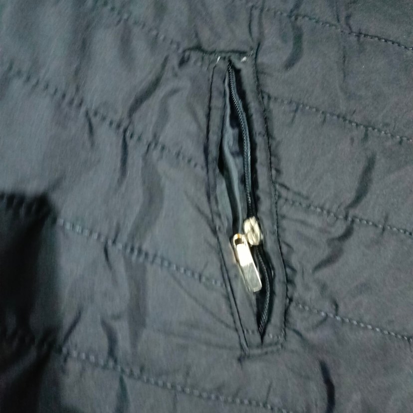 Kadın lacivertUzun Mont Kürklü Kapüşonlu - Görsel 4