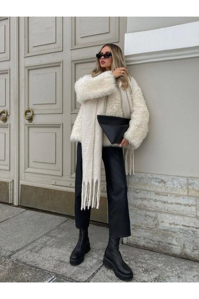 Puffy Chic Premium Soft Buklet Atkı Yeni - Görsel 3