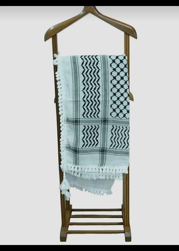 Püsküllü Keffiyeh Puşi Orijinal 140×140 - Görsel 5