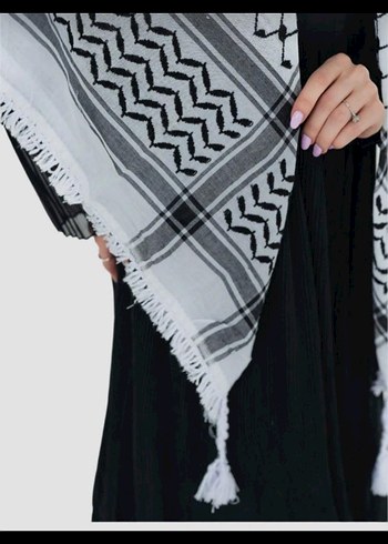 Püsküllü Keffiyeh Puşi Orijinal 140×140 - Görsel 4