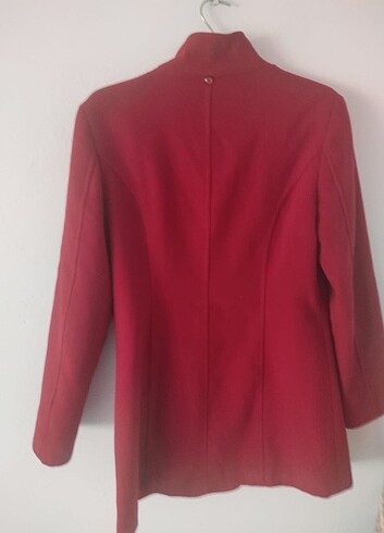 40 Beden bordo Renk Kaşe Mont