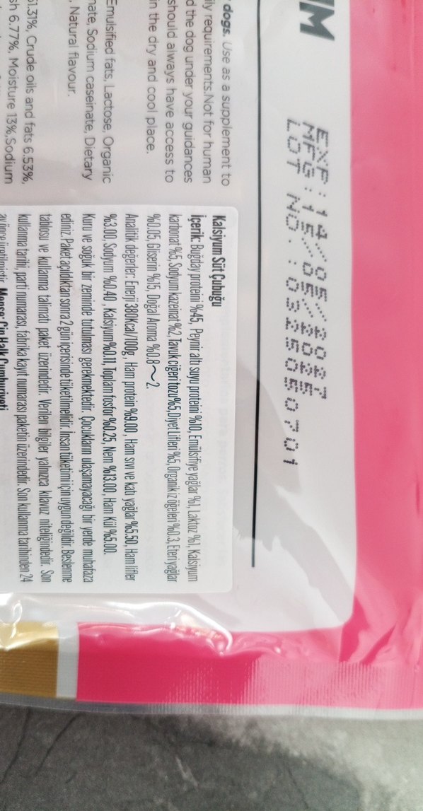 Gnawlers Kalsiyumlu Süt Çubuğu Köpek Ödülü - Görsel 2