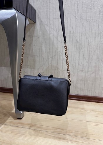 Setrems gri Deri Fırfırlı Kadın Çanta - Görsel 3