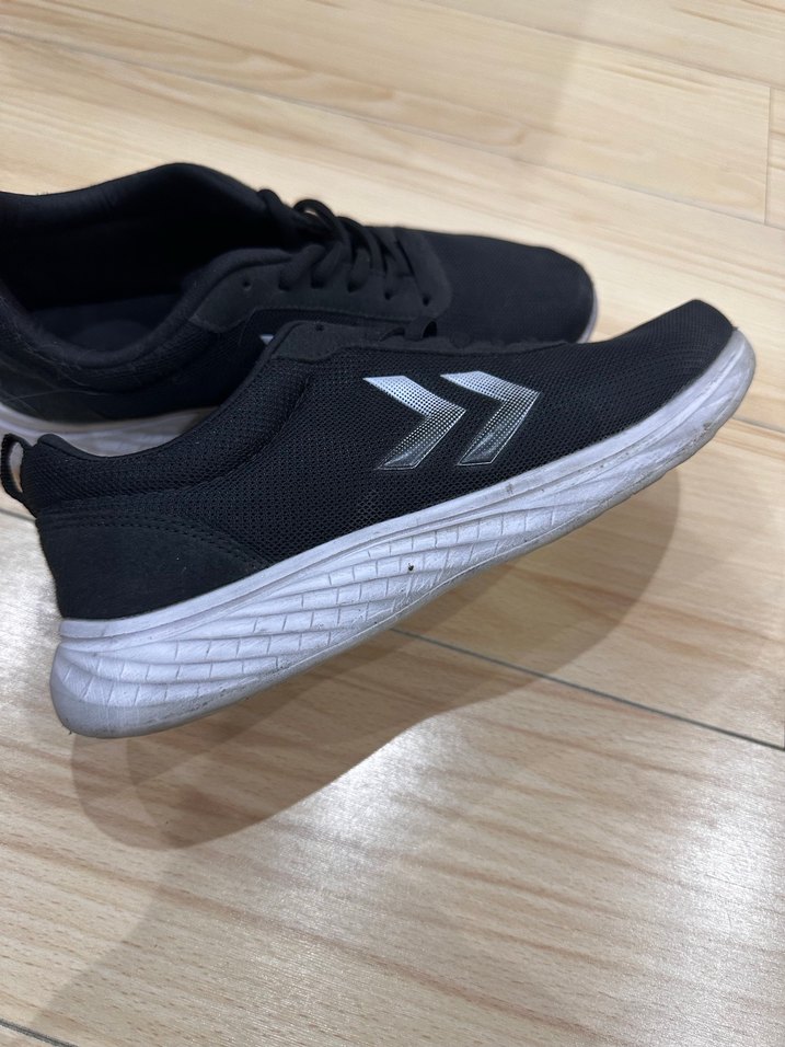 Hummel Siyah Spor Ayakkabı Elastik Detaylı - Görsel 2