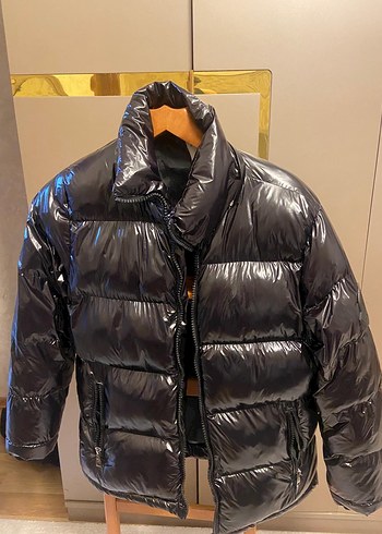 Erkek şişme parlak mont - Görsel 5