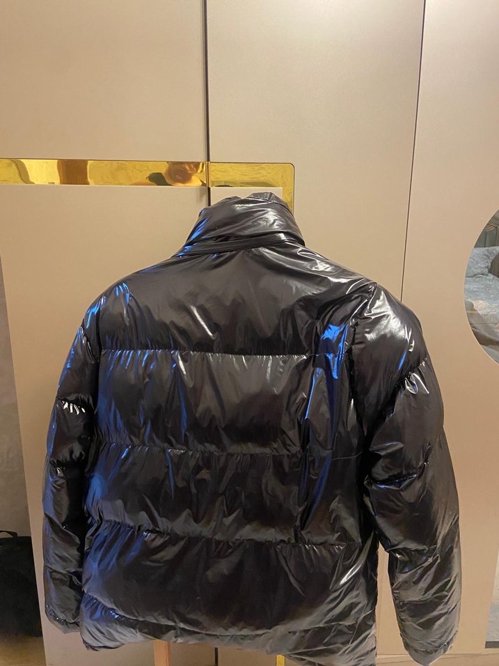 Erkek şişme parlak mont - Görsel 3