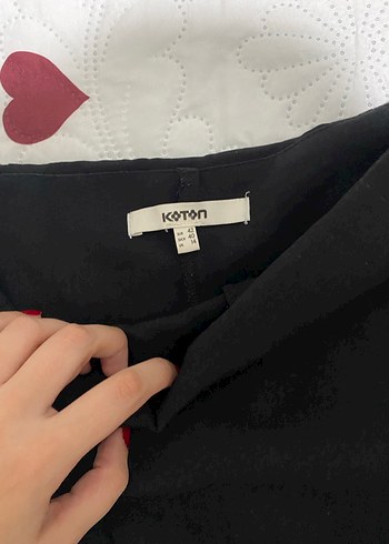 40 Beden siyah Renk Şortlu Mini Etek