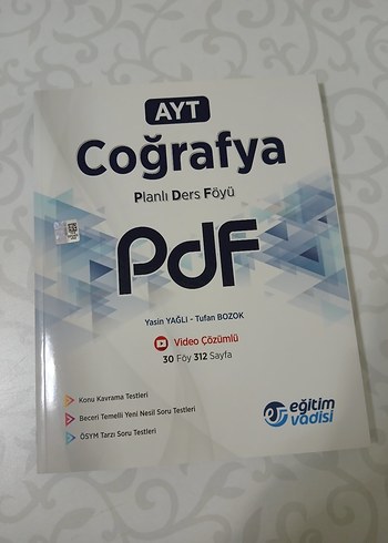 AYT Coğrafya Planlı Ders Föyü PDF