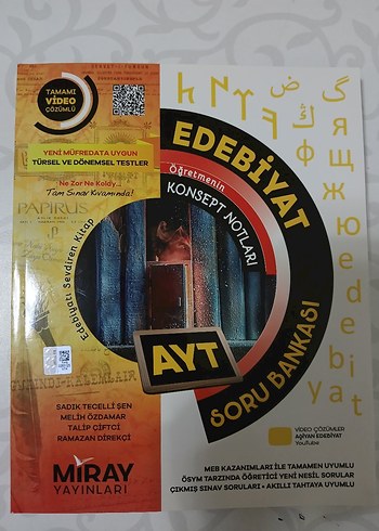 AYT Edebiyat Konsept Notları Soru Bankası