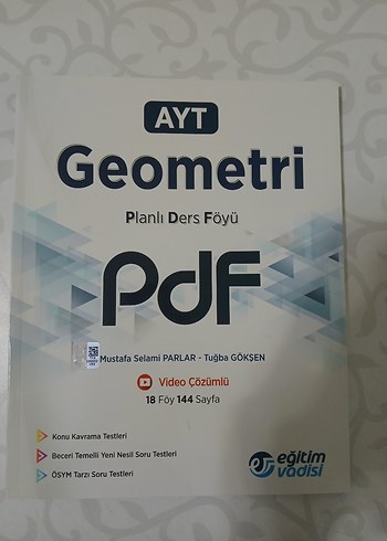 AYT Geometri Planlı Ders Föyü PDF Kitabı