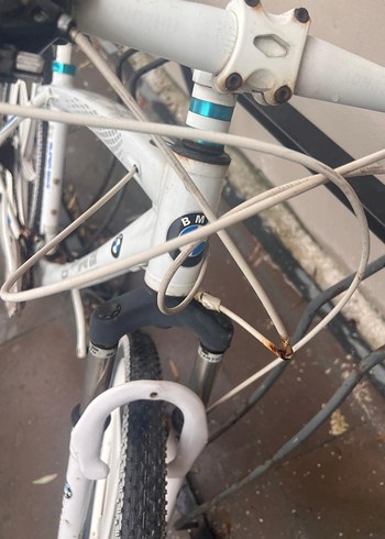 Beyaz Gri İki Tekerlekli Bisiklet - Görsel 6