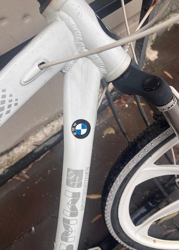 Beyaz Gri İki Tekerlekli Bisiklet - Görsel 8