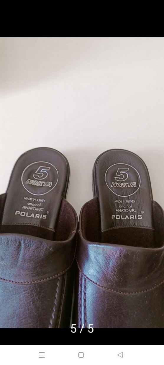 Kahverengi Erkek Ev Terliği - Görsel 5