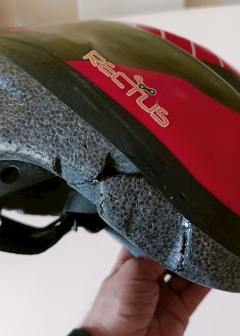 Renkli Baskılı Biker Bisiklet Kaskı - Görsel 7