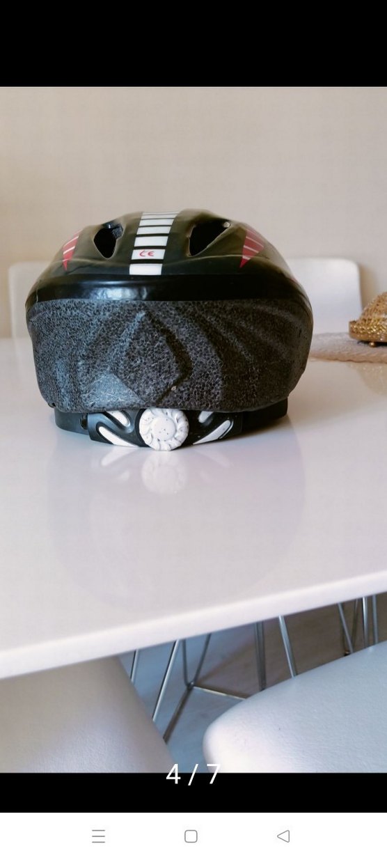 Renkli Baskılı Biker Bisiklet Kaskı - Görsel 4