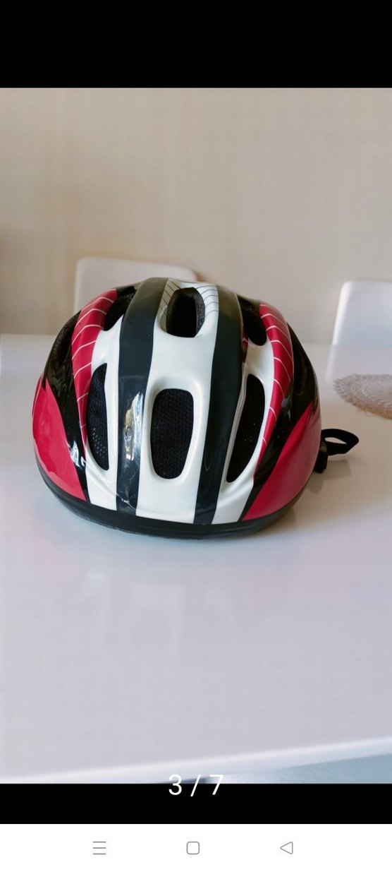 Renkli Baskılı Biker Bisiklet Kaskı - Görsel 3