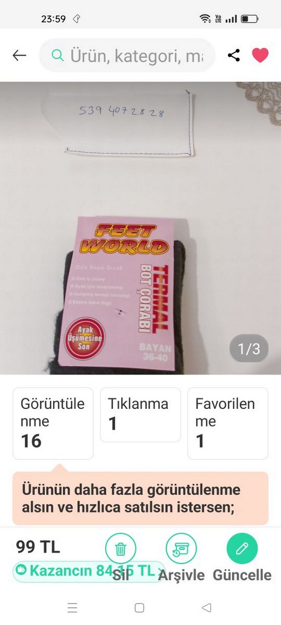 Renkli Desenli Erkek Çorabı Siyah - Görsel 2