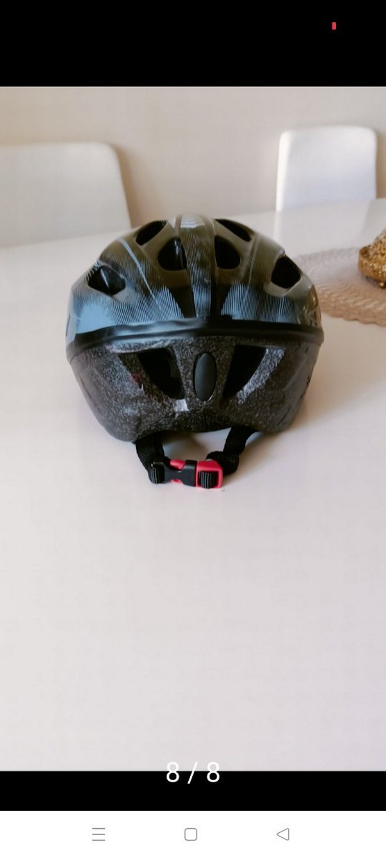 Siyah Kask, Kayışlı, Gotik Tarz - Görsel 5