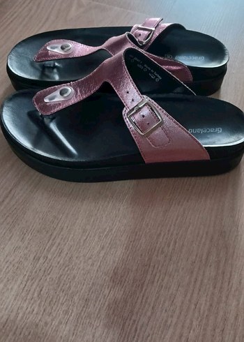Pembe Tokalı Platform Terlik