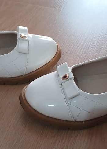 Kız Çocuk Siyah Fiyonk Detaylı Babet Ayakkabı - Görsel 4